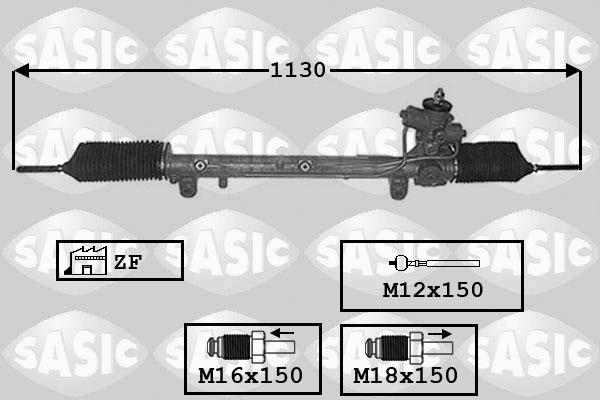 Sasic 7006161 - Рульовий механізм, рейка avtolavka.club