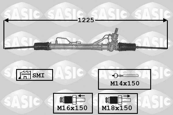 Sasic 7006131 - Рульовий механізм, рейка avtolavka.club