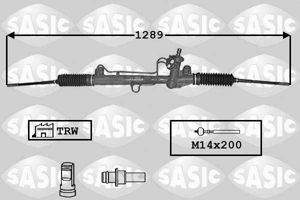 Sasic 7006175 - Рульовий механізм, рейка avtolavka.club