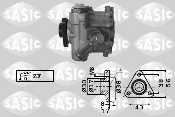 Sasic 7076049 - Гідравлічний насос, рульове управління, ГУР avtolavka.club