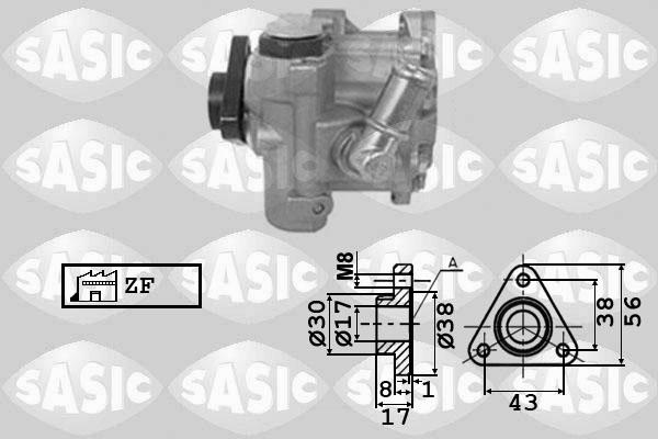 Sasic 7076048 - Гідравлічний насос, рульове управління, ГУР avtolavka.club