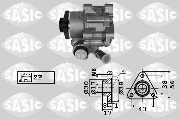 Sasic 7076058 - Гідравлічний насос, рульове управління, ГУР avtolavka.club