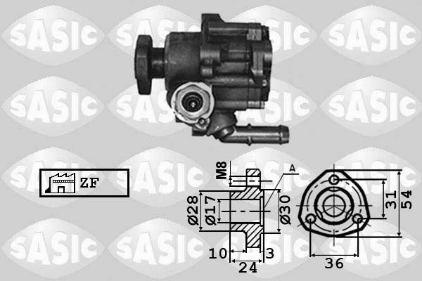 Sasic 7076009 - Гідравлічний насос, рульове управління, ГУР avtolavka.club