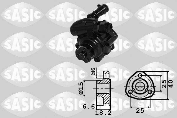 Sasic 7076084 - Гідравлічний насос, рульове управління, ГУР avtolavka.club