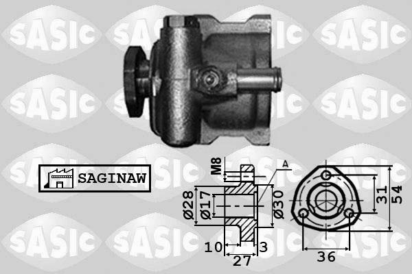 Sasic 7076029 - Гідравлічний насос, рульове управління, ГУР avtolavka.club