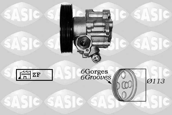 Sasic 7070002 - Гідравлічний насос, рульове управління, ГУР avtolavka.club