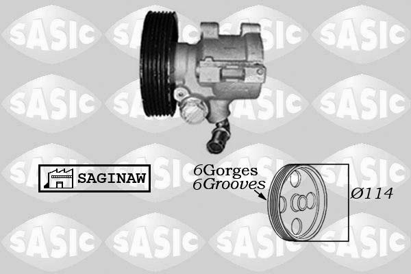 Sasic 7070017 - Гідравлічний насос, рульове управління, ГУР avtolavka.club