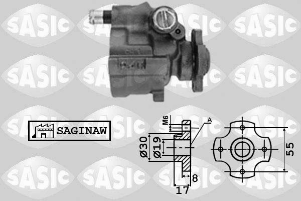 Sasic 7070033 - Гідравлічний насос, рульове управління, ГУР avtolavka.club