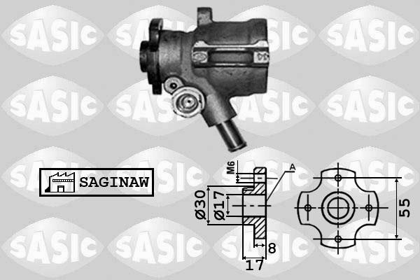 Sasic 7070032 - Гідравлічний насос, рульове управління, ГУР avtolavka.club