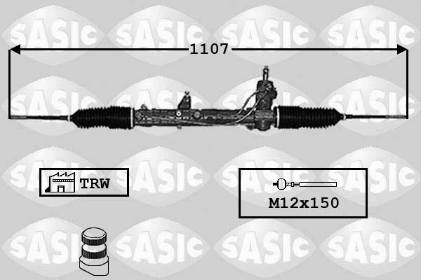 Sasic 7176049 - Рульовий механізм, рейка avtolavka.club