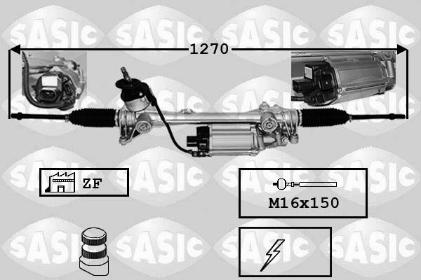 Sasic 7176065 - Рульовий механізм, рейка avtolavka.club