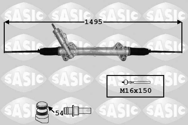 Sasic 7176070 - Рульовий механізм, рейка avtolavka.club