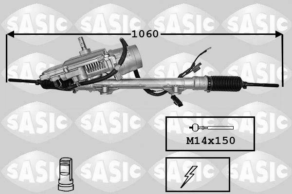 Sasic 7170055 - Рульовий механізм, рейка avtolavka.club