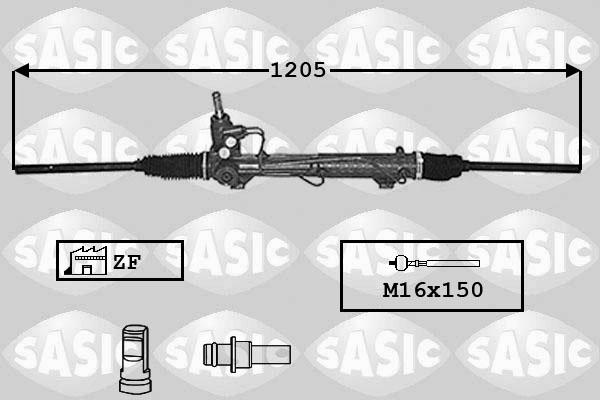 Sasic 7170022 - Рульовий механізм, рейка avtolavka.club