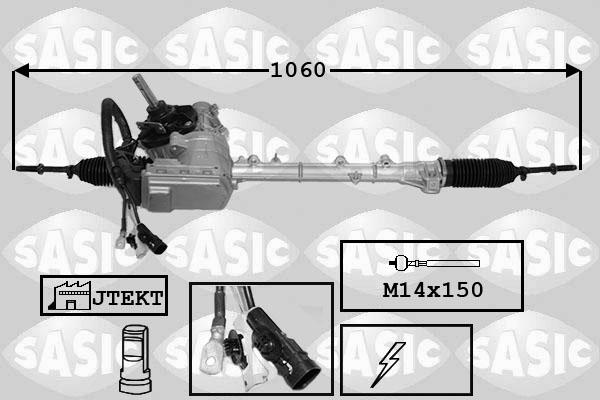 Sasic 7170071 - Рульовий механізм, рейка avtolavka.club