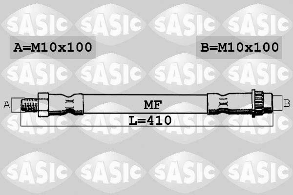 Sasic SBH4095 - Гальмівний шланг avtolavka.club