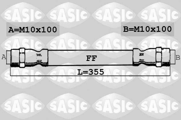 Sasic SBH6385 - Гальмівний шланг avtolavka.club