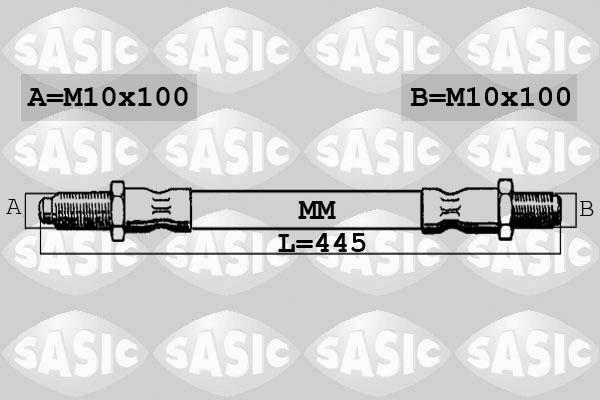 Sasic SBH6333 - Гальмівний шланг avtolavka.club