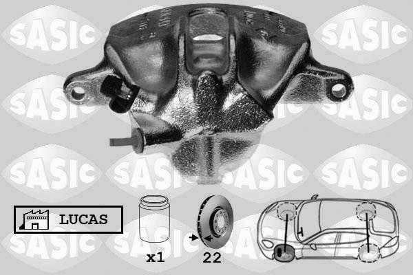 Sasic SCA4040 - Гальмівний супорт avtolavka.club