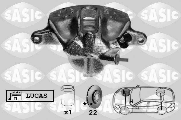 Sasic SCA4041 - Гальмівний супорт avtolavka.club