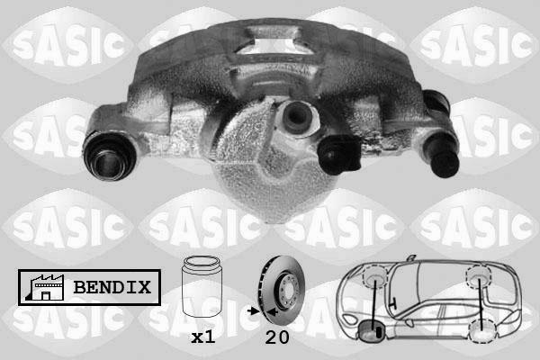 Sasic SCA4028 - Гальмівний супорт avtolavka.club