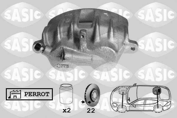 Sasic SCA6583 - Гальмівний супорт avtolavka.club