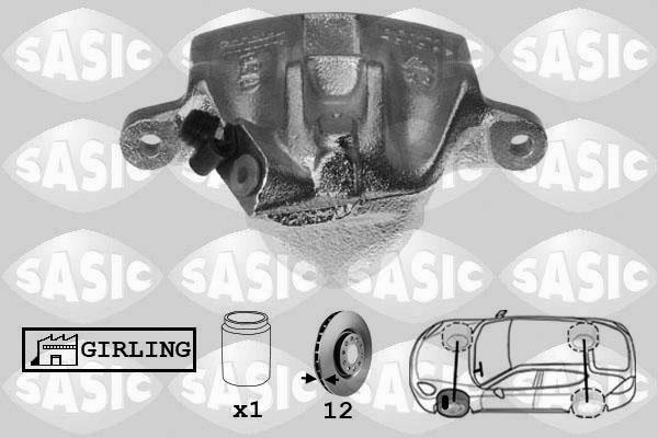 Sasic SCA6038 - Гальмівний супорт avtolavka.club