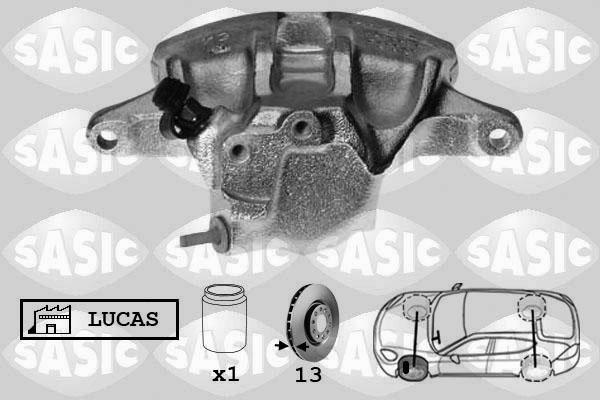 Sasic SCA6164 - Гальмівний супорт avtolavka.club