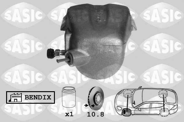 Sasic SCA6102 - Гальмівний супорт avtolavka.club