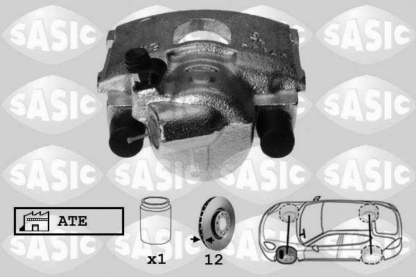 Sasic SCA6124 - Гальмівний супорт avtolavka.club