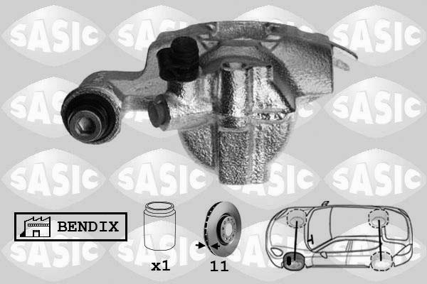 Sasic SCA6172 - Гальмівний супорт avtolavka.club