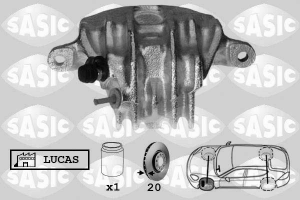 Sasic SCA0052 - Гальмівний супорт avtolavka.club