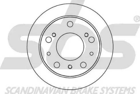 SBS 1815202309 - Гальмівний диск avtolavka.club