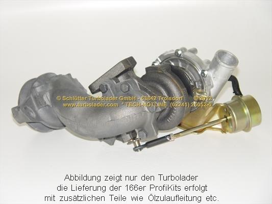 Schlütter Turbolader 166-00450 - Компресор, наддув avtolavka.club