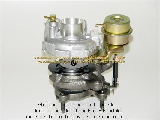 Schlütter Turbolader 166-00600 - Компресор, наддув avtolavka.club