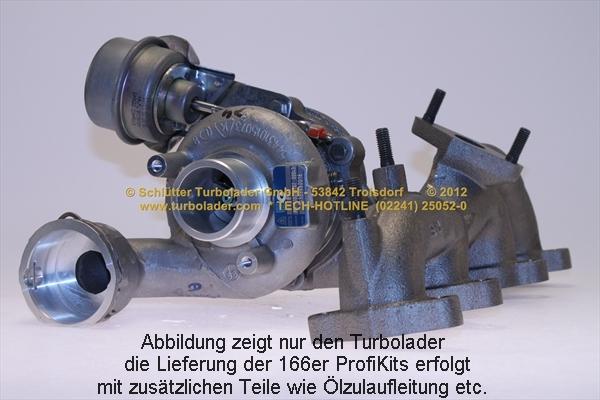 Schlütter Turbolader 166-00350 - Компресор, наддув avtolavka.club