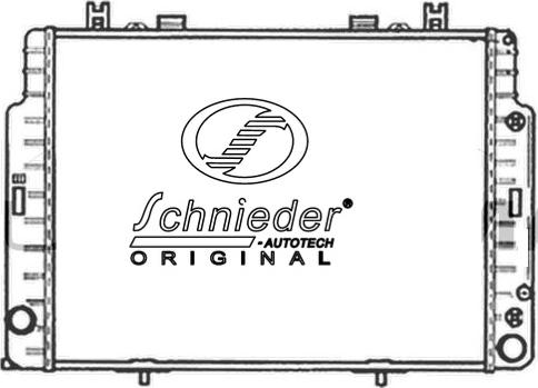 SCHNIEDER AUTOTECH BZS33.00067 - Радіатор, охолодження двигуна avtolavka.club