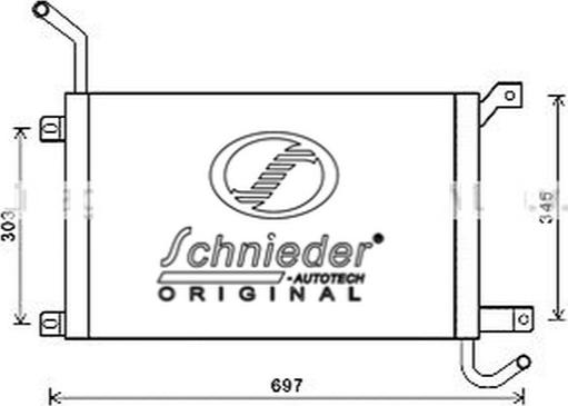 SCHNIEDER AUTOTECH LRS33.00122 - Радіатор, охолодження двигуна avtolavka.club
