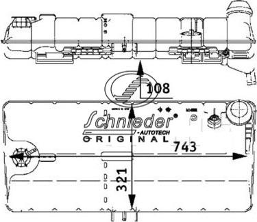 SCHNIEDER AUTOTECH MNT32.00019 - Компенсаційний бак, охолоджуюча рідина avtolavka.club