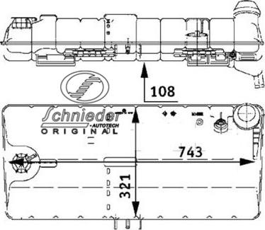 SCHNIEDER AUTOTECH MNT32.00022 - Компенсаційний бак, охолоджуюча рідина avtolavka.club