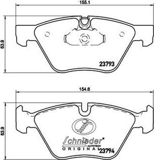 SCHNIEDER AUTOTECH SBP015-031 - Гальмівні колодки, дискові гальма avtolavka.club