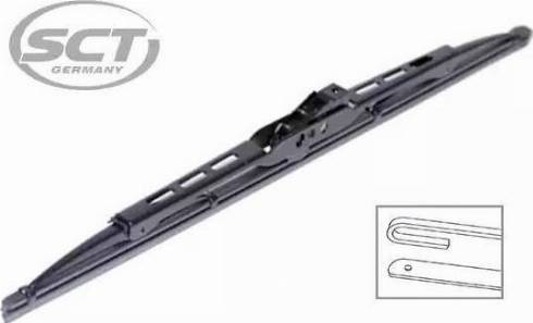 SCT-MANNOL 9482 REAR WIPER - Щітка склоочисника avtolavka.club