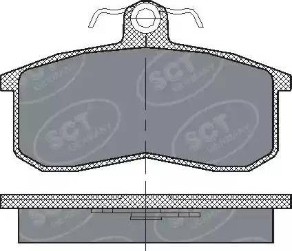 SCT-MANNOL SP 101 PR - Гальмівні колодки, дискові гальма avtolavka.club