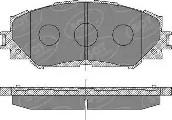 SCT-MANNOL SP 377 PR - Гальмівні колодки, дискові гальма avtolavka.club