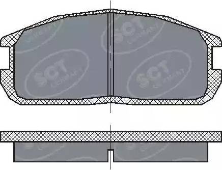 SCT-MANNOL SP 220 PR - Гальмівні колодки, дискові гальма avtolavka.club