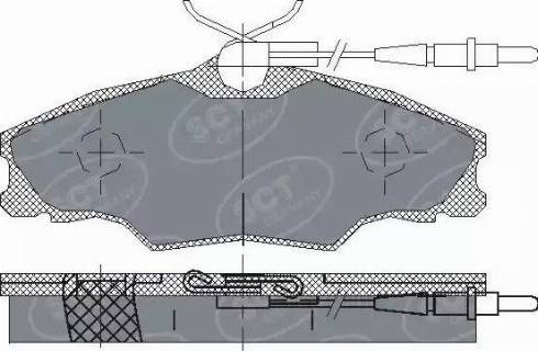 SCT-MANNOL SP 228 PR - Гальмівні колодки, дискові гальма avtolavka.club