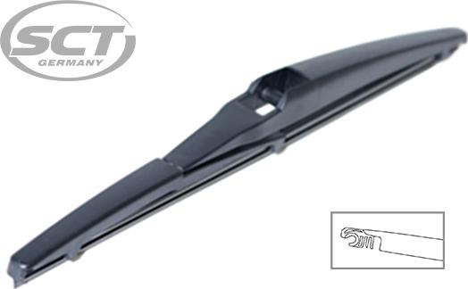 SCT-MANNOL 9489 REAR WIPER - Щітка склоочисника avtolavka.club