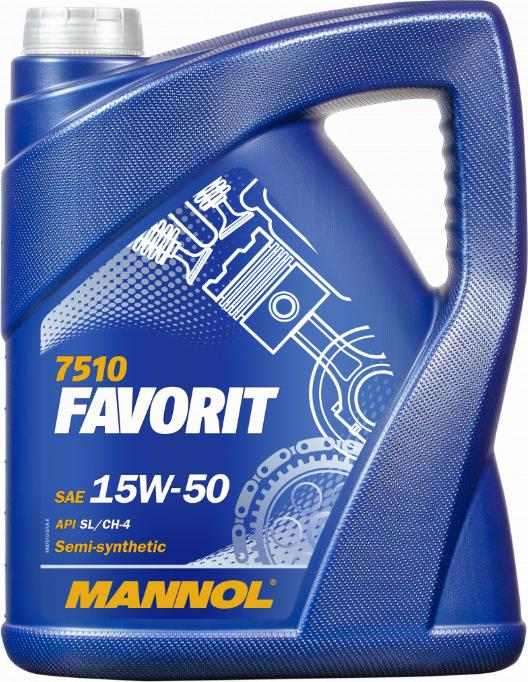 SCT-MANNOL Favorit 15W-50 - Моторне масло avtolavka.club