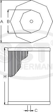 SCT-MANNOL SG 1093 - Гідрофільтри, автоматична коробка передач avtolavka.club