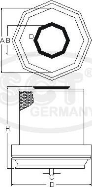 SCT-MANNOL SB 3226 - Повітряний фільтр avtolavka.club